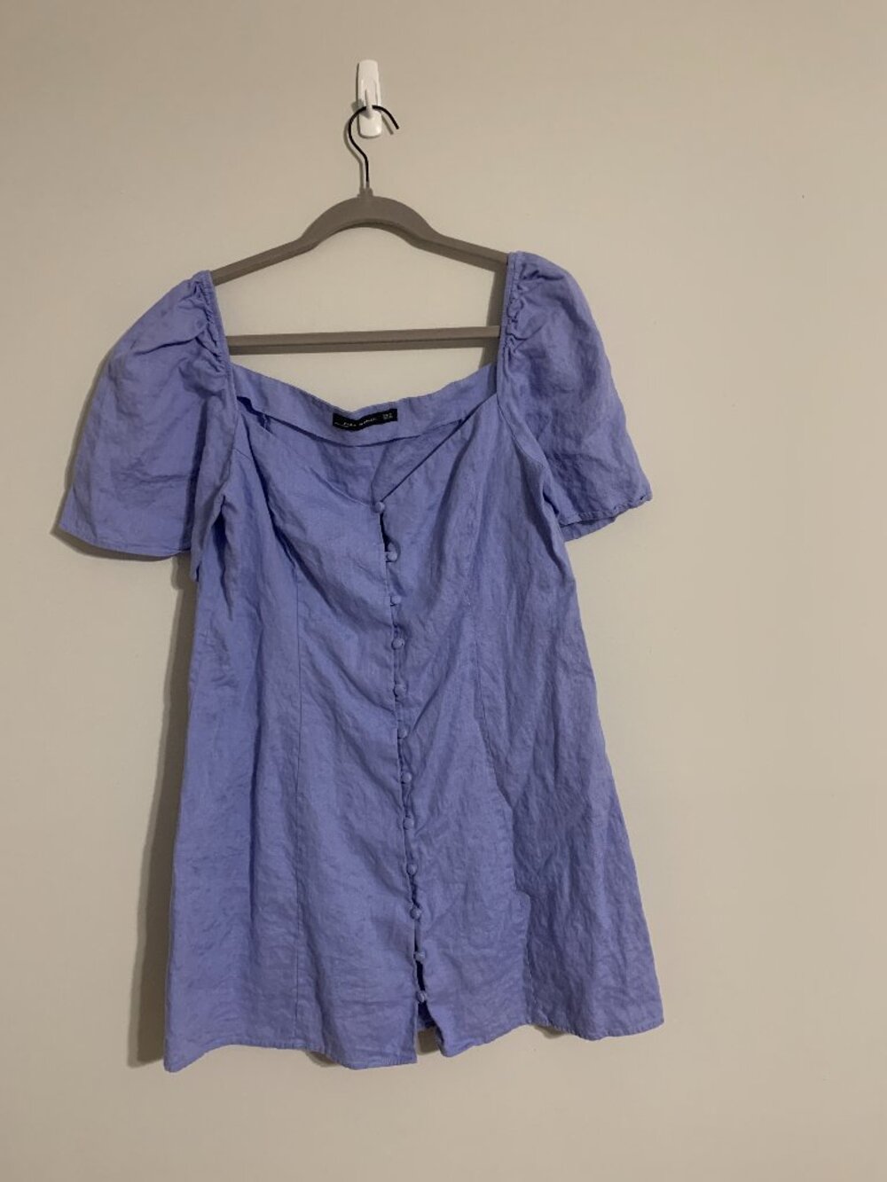 Zara Blue Mini Dress. Size XL